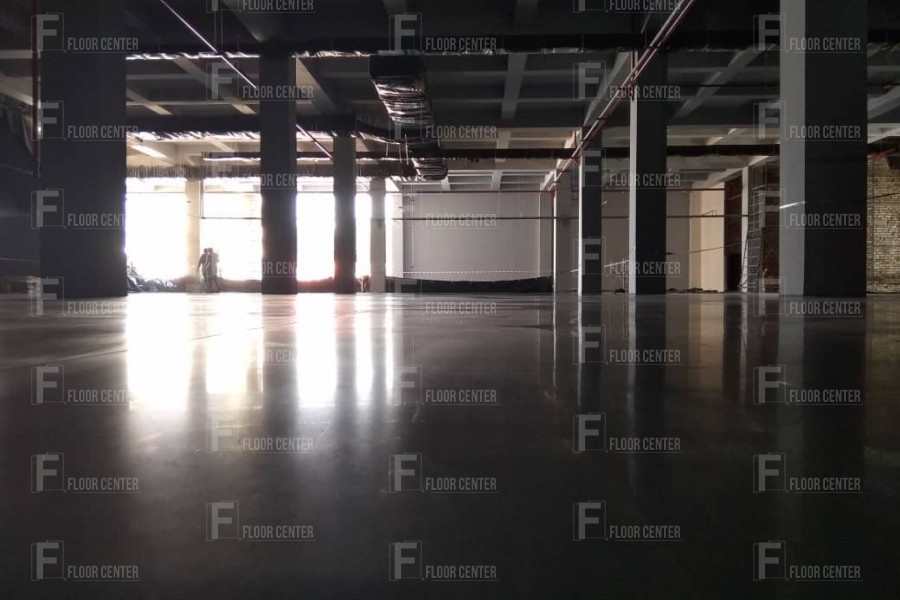 Промышленные полы - Полированный бетонный пол в GLOBUS Ош - Floor Center