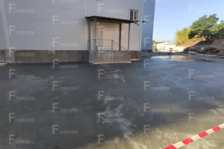 Промышленные полы - Дорожное покрытие из армированного бетона - Floor Center